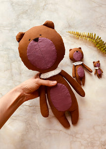 Free PDF Pattern / Cute Bear Dolls