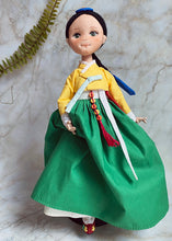 Load image into Gallery viewer, Hanbok doll Pattern / Lady wearing jobawi
