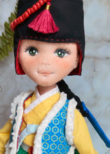 Load image into Gallery viewer, Hanbok doll Pattern / Lady wearing jobawi
