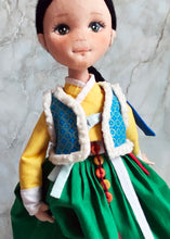 Load image into Gallery viewer, Hanbok doll Pattern / Lady wearing jobawi
