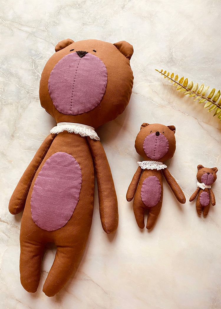 Free PDF Pattern / Cute Bear Dolls