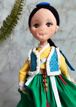 Load image into Gallery viewer, Hanbok doll Pattern / Lady wearing jobawi
