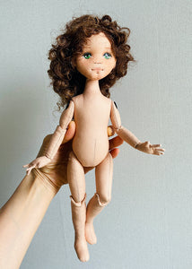 33cm Doll Body Pattern /Stand & Jointed Doll Body