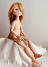 Load image into Gallery viewer, 33cm Doll Body Pattern / Beads Jointed Doll Body (Face center seam)
