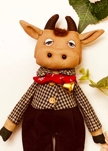 Easy Doll Pattern / Cow