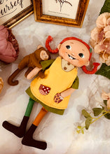 Load image into Gallery viewer, Easy Doll Pattern / Girl and Monkey
