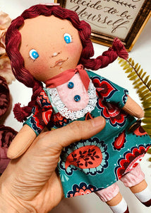 Easy Doll Pattern / Wine Hair