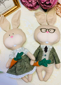 Easy Doll Pattern / Rabbit Couple