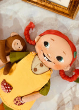 Load image into Gallery viewer, Easy Doll Pattern / Girl and Monkey
