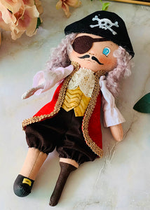 Easy Doll Pattern / Captain Hook & Crocodile