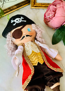 Easy Doll Pattern / Captain Hook & Crocodile