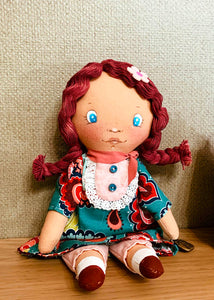 Easy Doll Pattern / Wine Hair