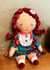 Easy Doll Pattern / Wine Hair