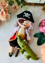 Load image into Gallery viewer, Easy Doll Pattern / Captain Hook &amp; Crocodile
