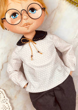 Load image into Gallery viewer, 40cm Doll Pattern / (J) John Clothing Sets (Face center seam)
