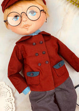 Load image into Gallery viewer, 40cm Doll Pattern / (J) John Clothing Sets (Face center seam)
