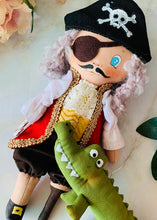 Load image into Gallery viewer, Easy Doll Pattern / Captain Hook &amp; Crocodile
