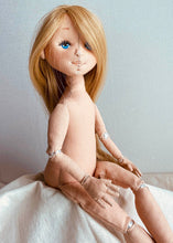 Load image into Gallery viewer, 33cm Doll Body Pattern / Beads Jointed Doll Body (Face center seam)
