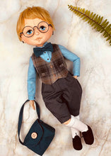 Load image into Gallery viewer, 40cm Doll Pattern / (J) John Clothing Sets (Face center seam)
