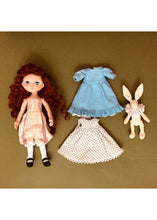 Load image into Gallery viewer, 25cm Doll Pattern / (J) Alice &amp; Rabbit / Long Hair (Dress-Up)
