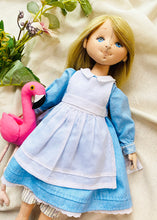 Load image into Gallery viewer, 33cm Doll cloth Pattern / Alice&#39;s Dress (Dress-Up)
