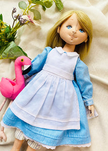 33cm Doll cloth Pattern / Alice's Dress (Dress-Up)