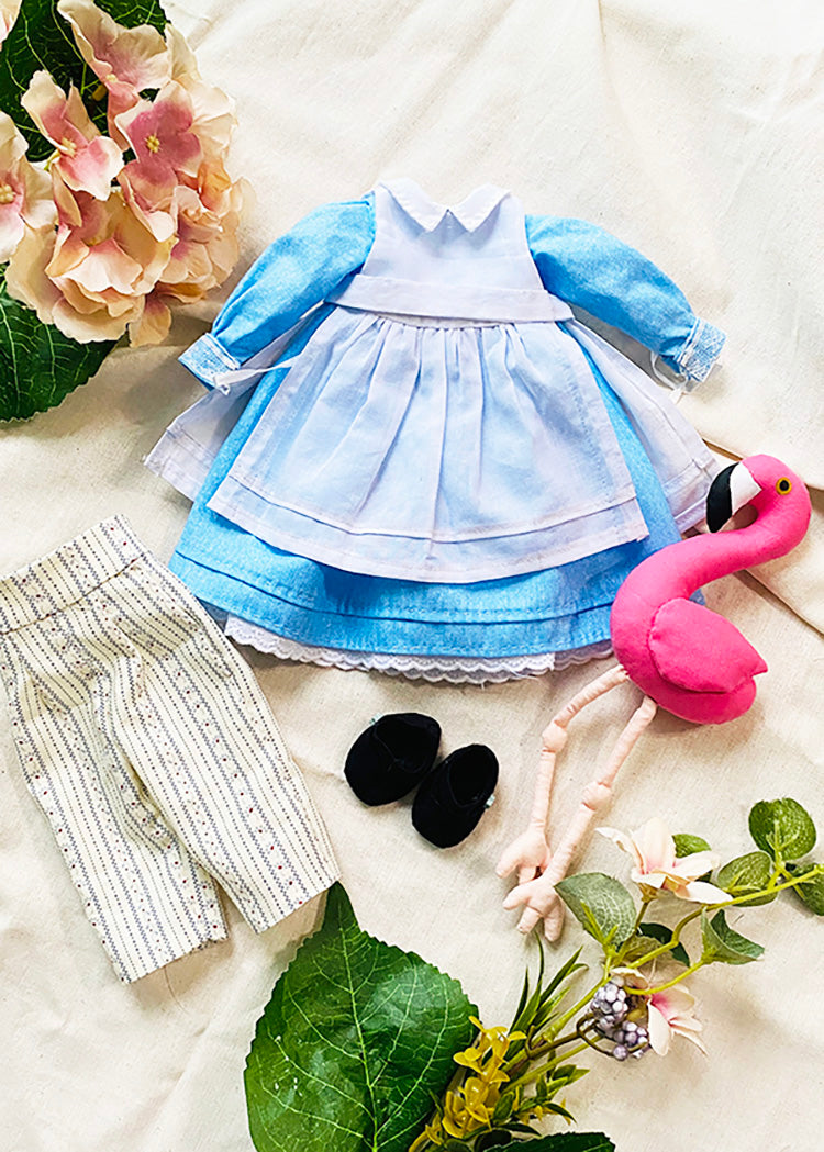 33cm Doll cloth Pattern / Alice's Dress (Dress-Up)