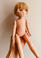 Load image into Gallery viewer, 33cm Doll Body Pattern / Stand Doll Body (Face center seam)
