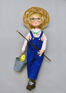 33cm Doll cloth Pattern /  Billy Fishing Clothes (Dress-Up)