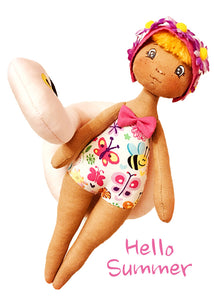 Easy Doll Pattern / Beach girl