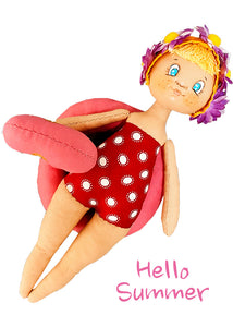 Easy Doll Pattern / Beach girl