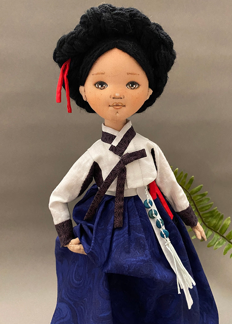 Hanbok doll Pattern / The Beauty