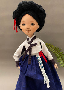 Hanbok doll Pattern / The Beauty