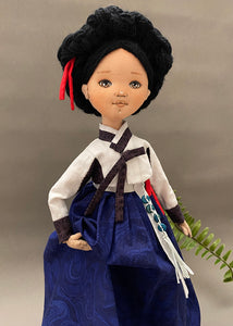 Hanbok doll Pattern / The Beauty