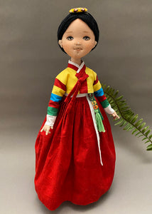 Hanbok doll Pattern / Woman Hanbok