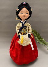 Load image into Gallery viewer, Hanbok doll Pattern / Woman Hanbok
