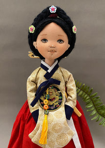 Hanbok doll Pattern / Woman Hanbok