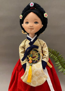 Hanbok doll Pattern / Woman Hanbok