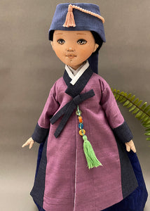 Hanbok doll Pattern / Woman Hanbok