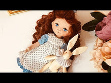 Load and play video in Gallery viewer, 25cm Doll Pattern / (J) Alice &amp; Rabbit (Dress-Up)

