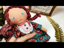 Load and play video in Gallery viewer, Easy Doll Pattern / Wine Hair
