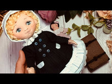 Load and play video in Gallery viewer, 25cm Doll Pattern / (J) Sara &amp; Suitcase (Dress-Up)
