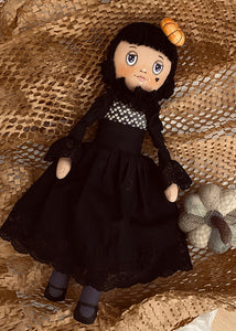 Free PDF Pattern /  Halloween Doll Wednesday