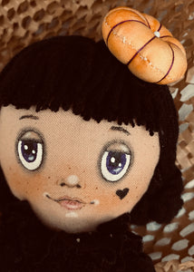 Free PDF Pattern /  Halloween Doll Wednesday