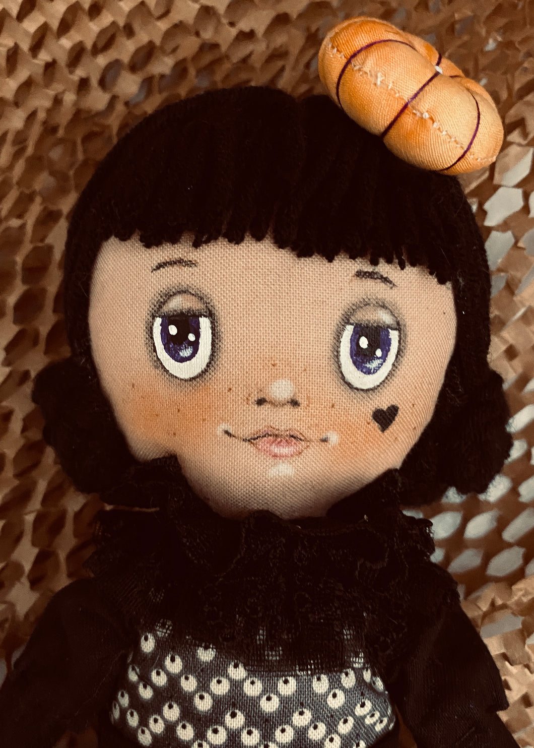 Free PDF Pattern /  Halloween Doll Wednesday