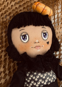 Free PDF Pattern /  Halloween Doll Wednesday